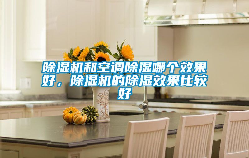 除濕機和空調除濕哪個效果好，除濕機的除濕效果比較好