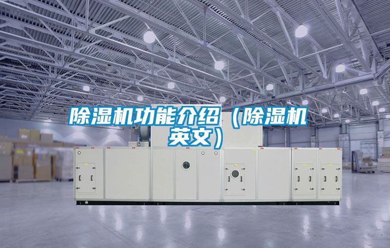 除濕機功能介紹(除濕機 英文)