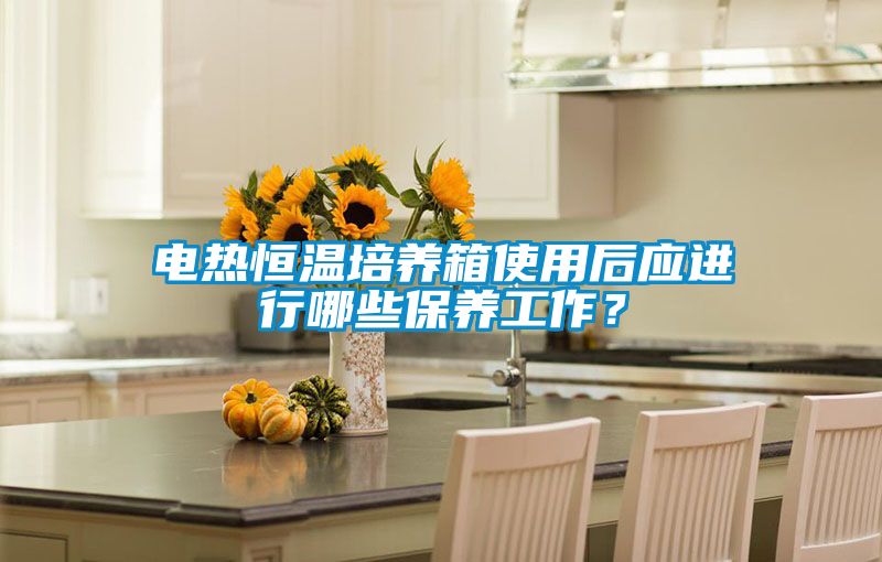 電熱恒溫培養(yǎng)箱使用后應(yīng)進(jìn)行哪些保養(yǎng)工作?