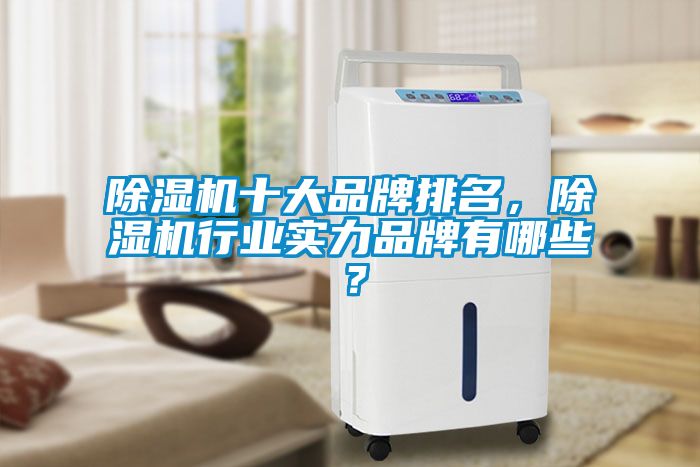 除濕機十大品牌排名,除濕機行業實力品牌有哪些?