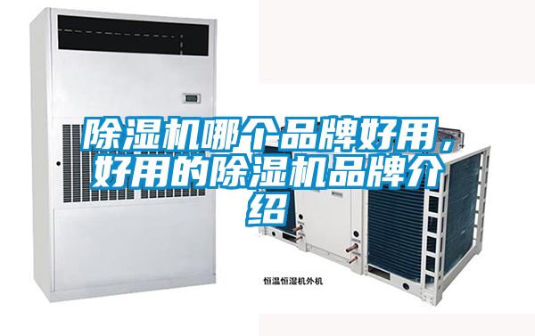 除濕機哪個品牌好用，好用的除濕機品牌介紹