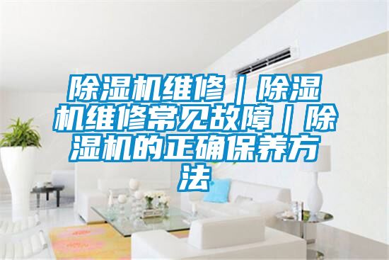 除濕機(jī)維修|除濕機(jī)維修常見(jiàn)故障|除濕機(jī)的正確保養(yǎng)方法