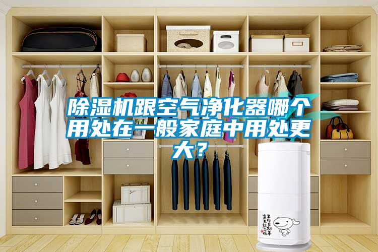 除濕機跟空氣凈化器哪個用處在一般家庭中用處更大?