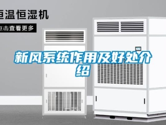 知識(shí)百科新風(fēng)系統(tǒng)作用及好處介紹