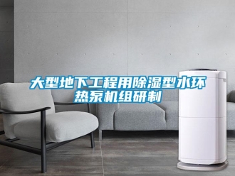 行業新聞大型地下工程用除濕型水環熱泵機組研制