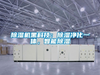 行業新聞除濕機黑科技：除濕凈化一體，智能除濕