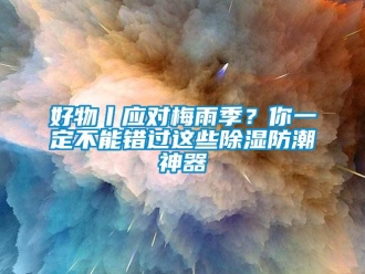 常見問題好物丨應對梅雨季？你一定不能錯過這些除濕防潮神器