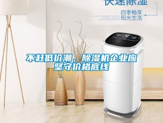 常見問題不趕低價潮，除濕機企業應堅守價格底線
