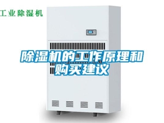 企業新聞除濕機的工作原理和購買建議