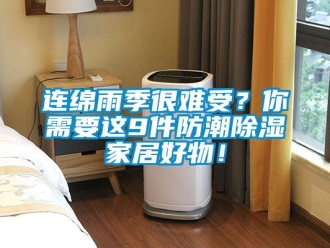常見問題連綿雨季很難受？你需要這9件防潮除濕家居好物！