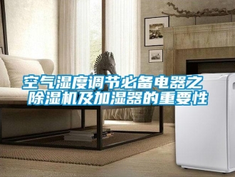 行業(yè)新聞空氣濕度調(diào)節(jié)必備電器之 除濕機(jī)及加濕器的重要性