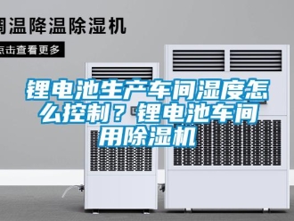 常見(jiàn)問(wèn)題鋰電池生產(chǎn)車間濕度怎么控制？鋰電池車間用除濕機(jī)