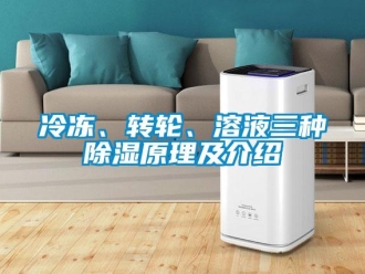 常見問題冷凍、轉輪、溶液三種除濕原理及介紹