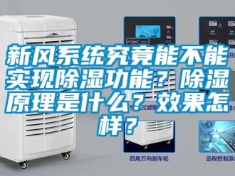 常見問題新風系統究竟能不能實現除濕功能？除濕原理是什么？效果怎樣？
