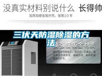 企業(yè)新聞三伏天防濕除濕的方法