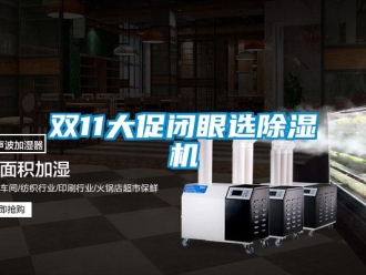 行業新聞雙11大促閉眼選除濕機