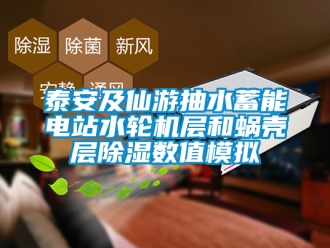 行業新聞泰安及仙游抽水蓄能電站水輪機層和蝸殼層除濕數值模擬
