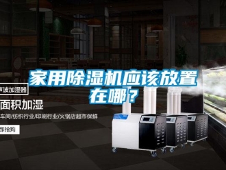 常見問題家用除濕機應該放置在哪？