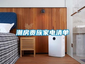 企業新聞潮房貴族家電清單