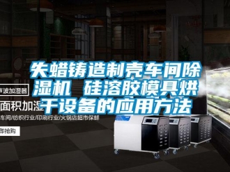 企業(yè)新聞失蠟鑄造制殼車間除濕機(jī) 硅溶膠模具烘干設(shè)備的應(yīng)用方法