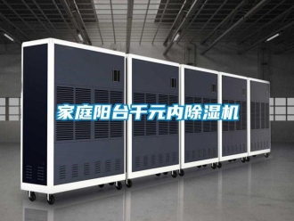 行業新聞家庭陽臺千元內除濕機