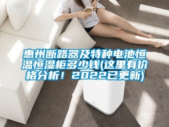 知識百科惠州斷路器及特種電池恒溫恒濕柜多少錢(這里有價格分析！2022已更新)