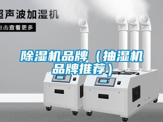 企業新聞除濕機品牌（抽濕機品牌推薦）