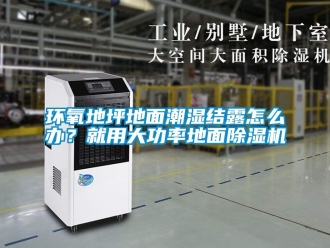 行業新聞環氧地坪地面潮濕結露怎么辦？就用大功率地面除濕機