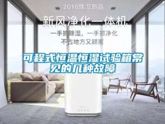知識百科可程式恒溫恒濕試驗(yàn)箱常見的幾種故障