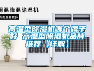 企業新聞高溫型除濕機哪個牌子好 高溫型除濕機品牌推薦【詳解】