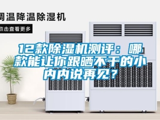 企業(yè)新聞12款除濕機(jī)測(cè)評(píng)：哪款能讓你跟曬不干的小內(nèi)內(nèi)說(shuō)再見(jiàn)？