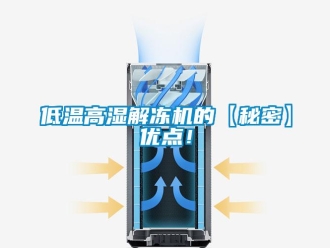 常見問題低溫高濕解凍機的【秘密】優點！