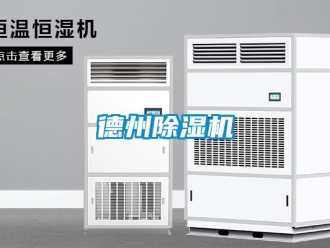 行業新聞德州除濕機