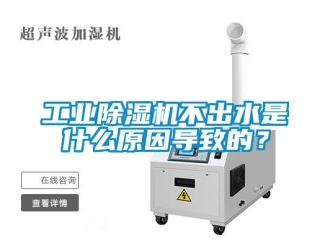 企業新聞工業除濕機不出水是什么原因導致的？
