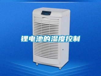 行業(yè)新聞鋰電池的濕度控制