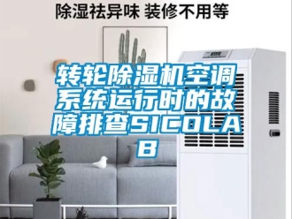 常見問題轉(zhuǎn)輪除濕機(jī)空調(diào)系統(tǒng)運(yùn)行時(shí)的故障排查SICOLAB