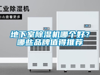 企業新聞地下室除濕機哪個好？哪些品牌值得推薦