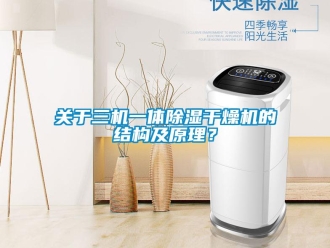 行業新聞關于三機一體除濕干燥機的結構及原理？