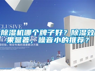 行業新聞除濕機哪個牌子好？除濕效果顯著，噪音小的推薦？