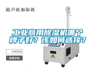 常見問題工業商用除濕機哪個牌子好？該如何選擇？