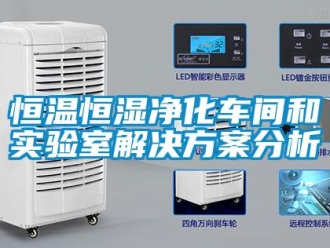 知識百科恒溫恒濕凈化車間和實驗室解決方案分析