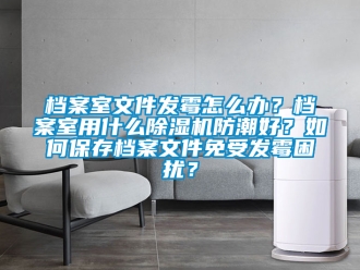 行業(yè)新聞檔案室文件發(fā)霉怎么辦？檔案室用什么除濕機防潮好？如何保存檔案文件免受發(fā)霉困擾？