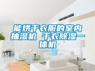 行業(yè)新聞能烘干衣服的室內(nèi)抽濕機(jī) 干衣除濕一體機(jī)