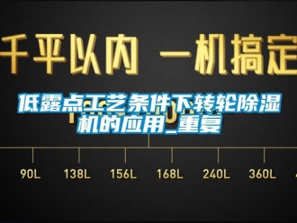 常見問題低露點工藝條件下轉輪除濕機的應用_重復