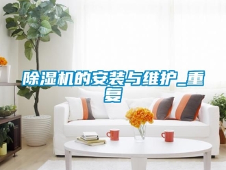 企業新聞除濕機的安裝與維護_重復