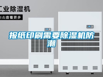 常見問題報紙印刷需要除濕機防潮