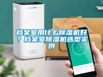 企業新聞檔案室用什么除濕機好？檔案室除濕機選型實例