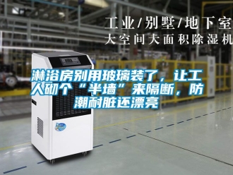 常見問題淋浴房別用玻璃裝了，讓工人砌個“半墻”來隔斷，防潮耐臟還漂亮