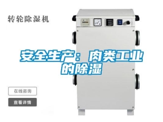 常見問題安全生產(chǎn)：肉類工業(yè)的除濕