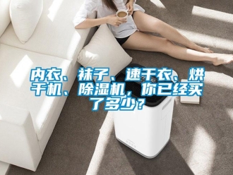 行業新聞內衣、襪子、速干衣、烘干機、除濕機，你已經買了多少？